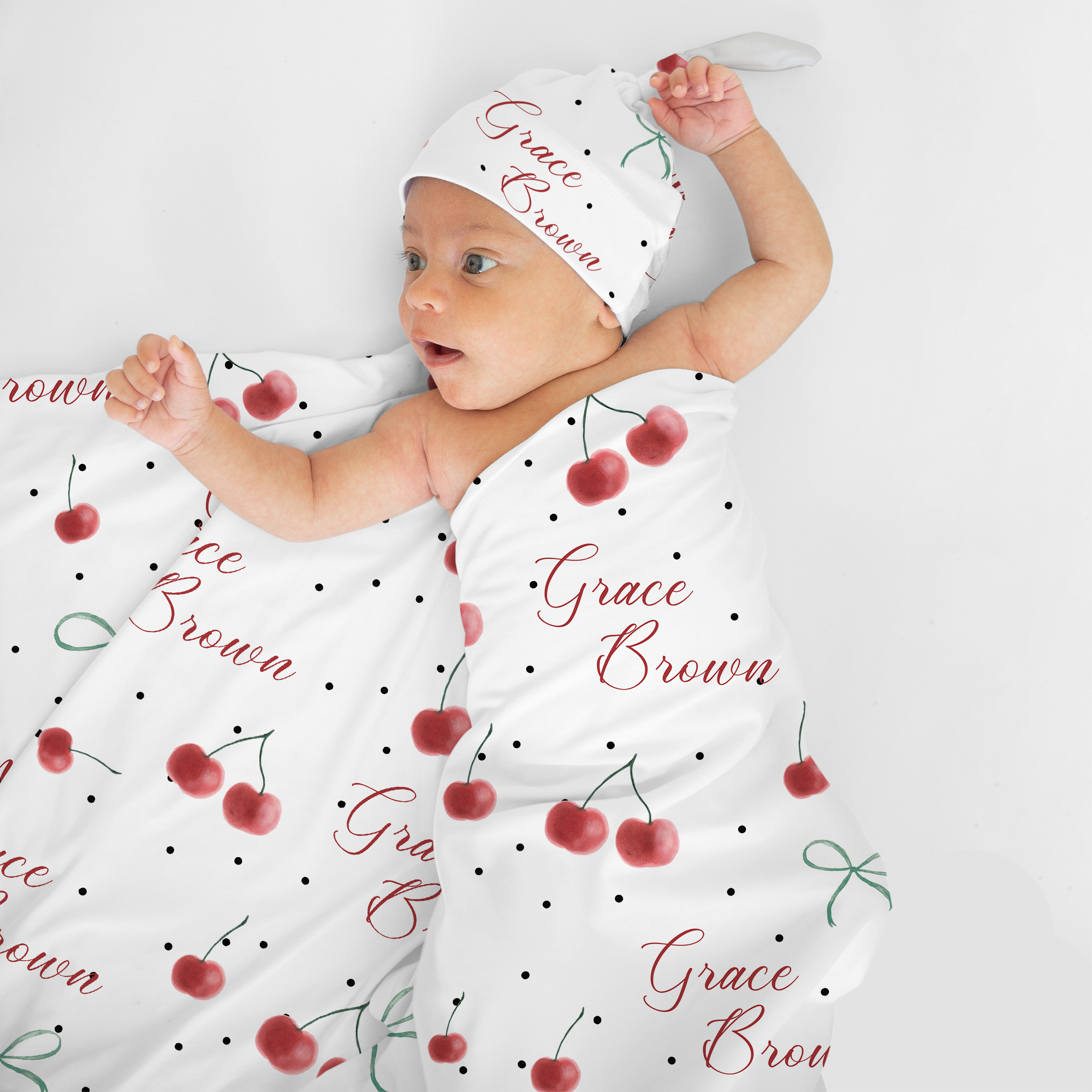 Cherished Baby Personalized Swaddle Blanket