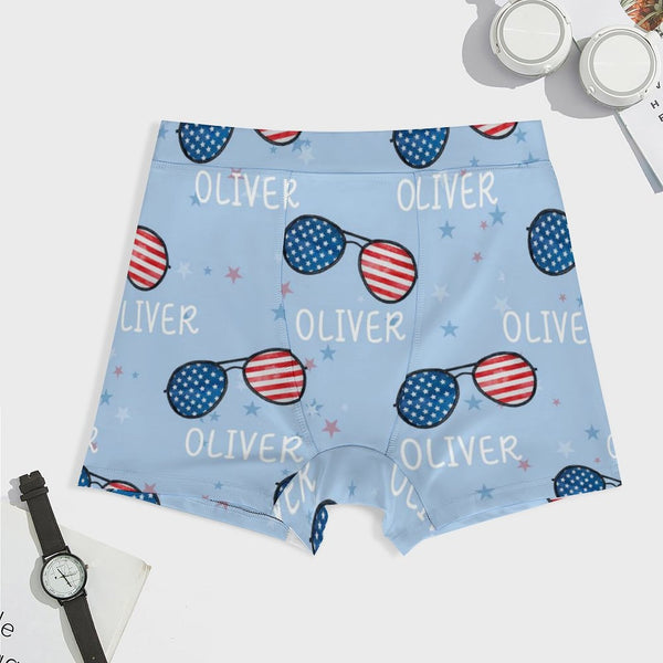 Personalized 4th of july  Boxer Shorts