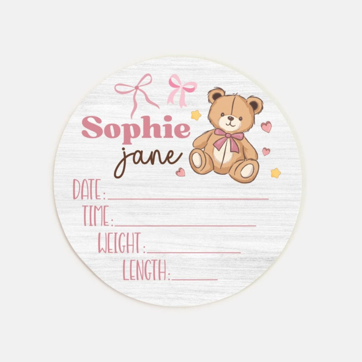 Bathtime Besties Personalized Wood Sign