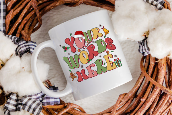 Custom Text Mug Personalized Mug Custom Word Coffee Mug