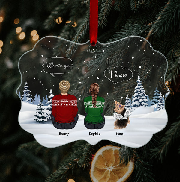 Christmas Memorial Gift For Pet Lovers, Dog Dad, Dog Mom, Cat Mom, Cat Dad