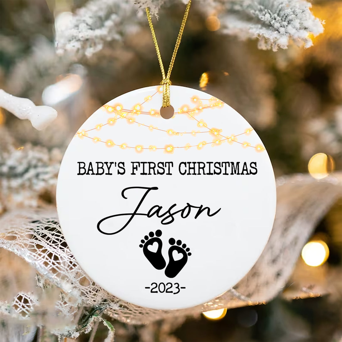 2023 Custom Baby's First Christmas Ornament