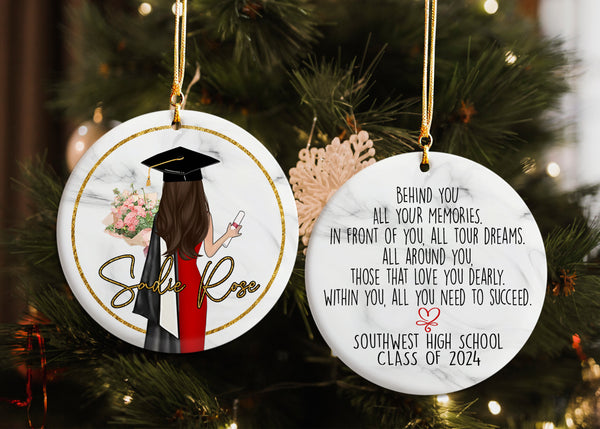 Graduation Gift, Personalized Graduation Ornament, Mastered It Ornament