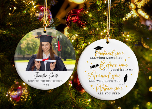 Custom Graduation Ornament, Mastered It Ornament, Class of 2024 Ornament