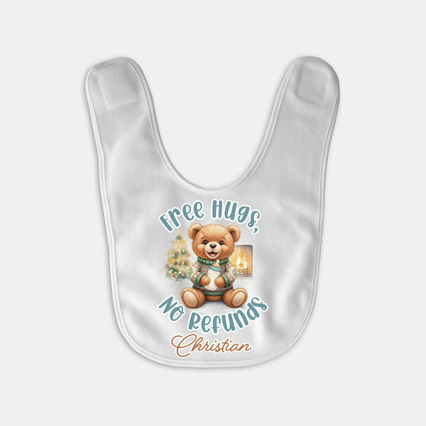 Cozy Bear Personalized Bib