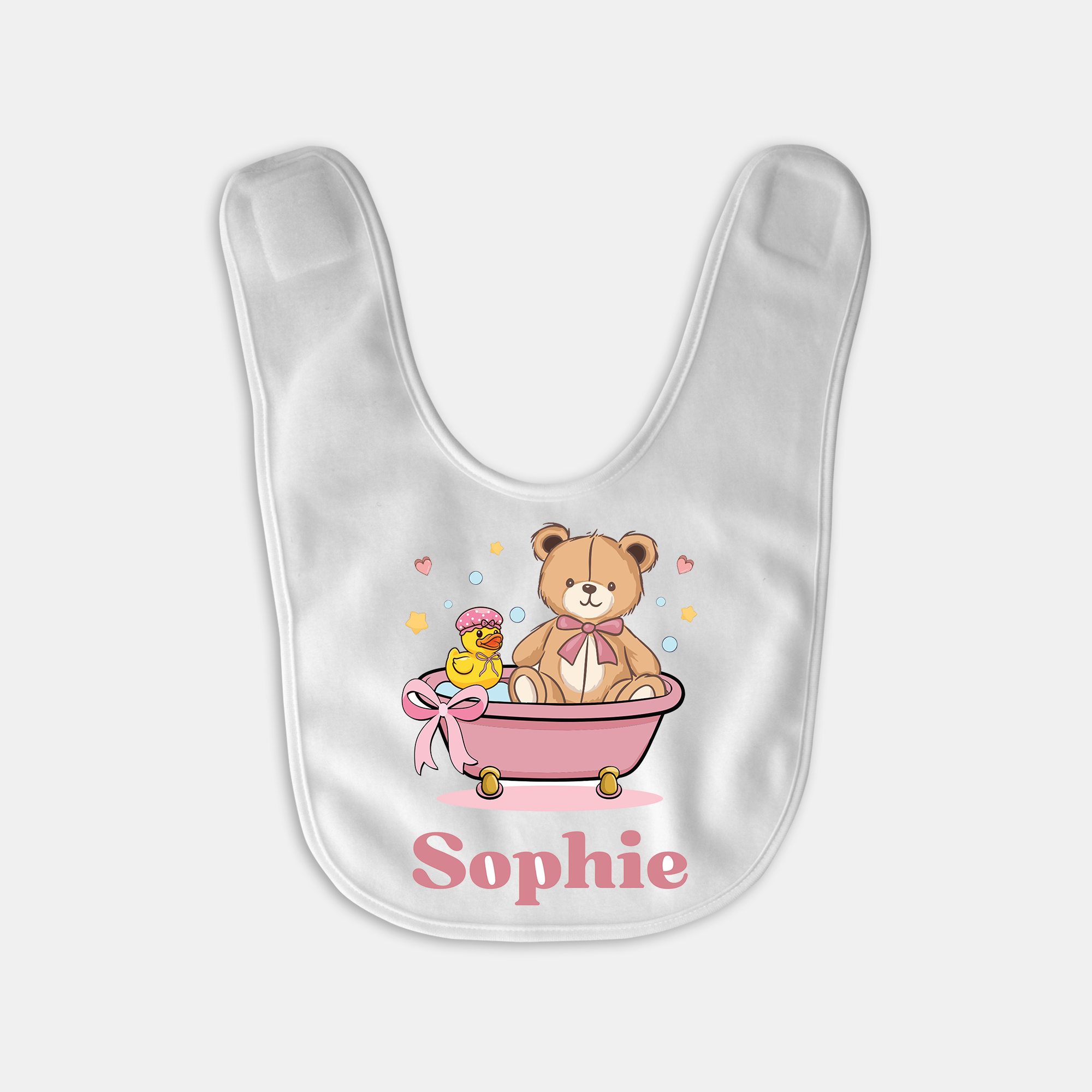 Bathtime Besties  Personalized Bib