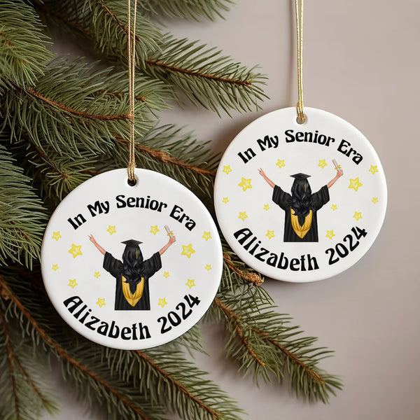 Senior Gift, Senior Ornament, Graduate Ornament, Class of 2024