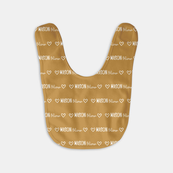 Mono Name Personalized Bib