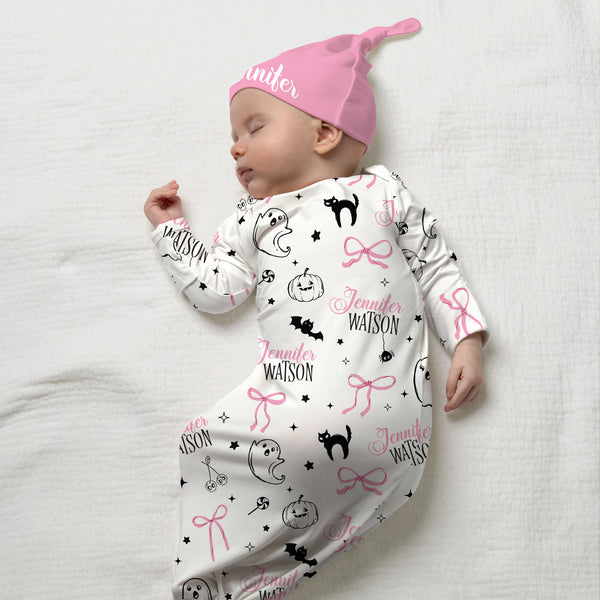 Boo Babes Personalized Newborn Sleep Gown
