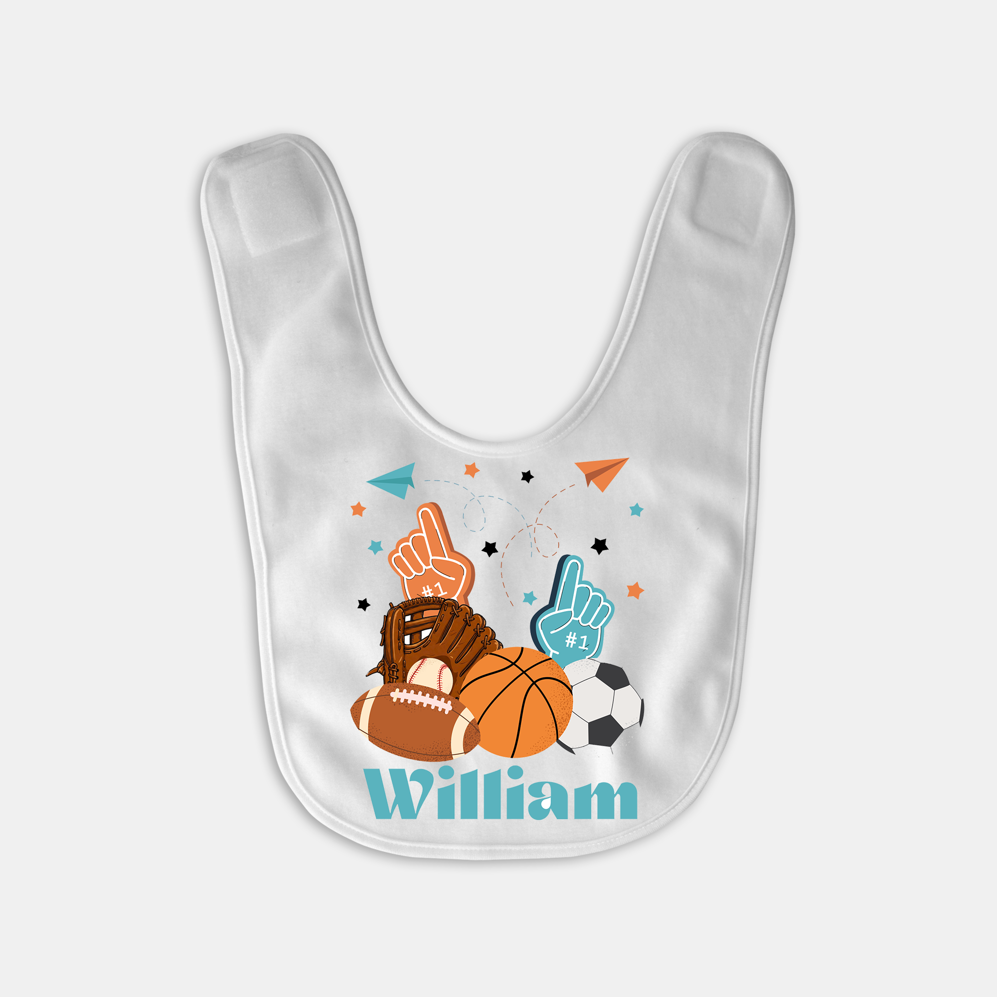Half Time Personalized Bib