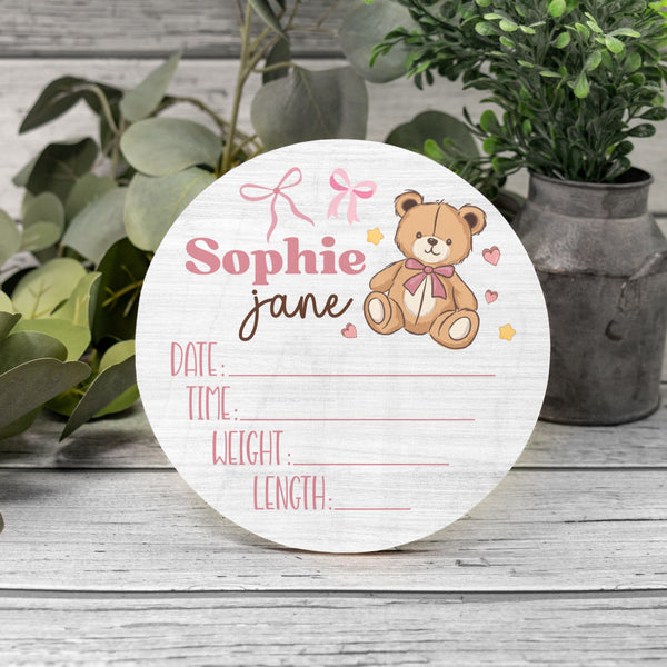 Bathtime Besties Personalized Wood Sign