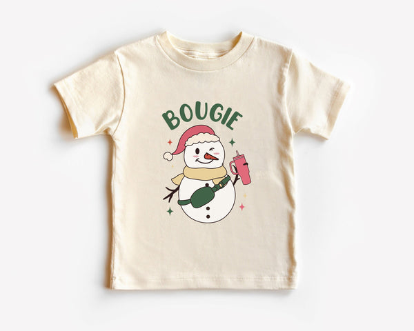 Boojee Snowman Bougie Snowman Toddler Shirt, Funny Boojee Kid Tee