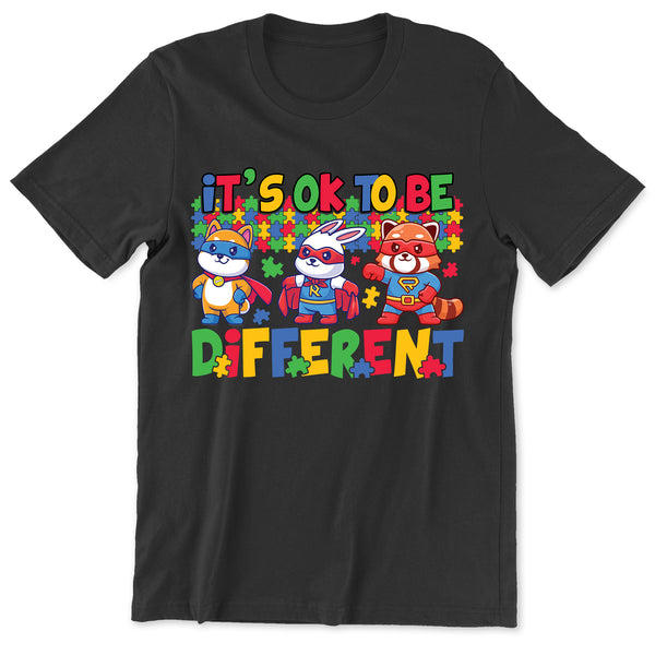 It's Ok To Be Different Shirt, Autism Puzzle Sweatshirt