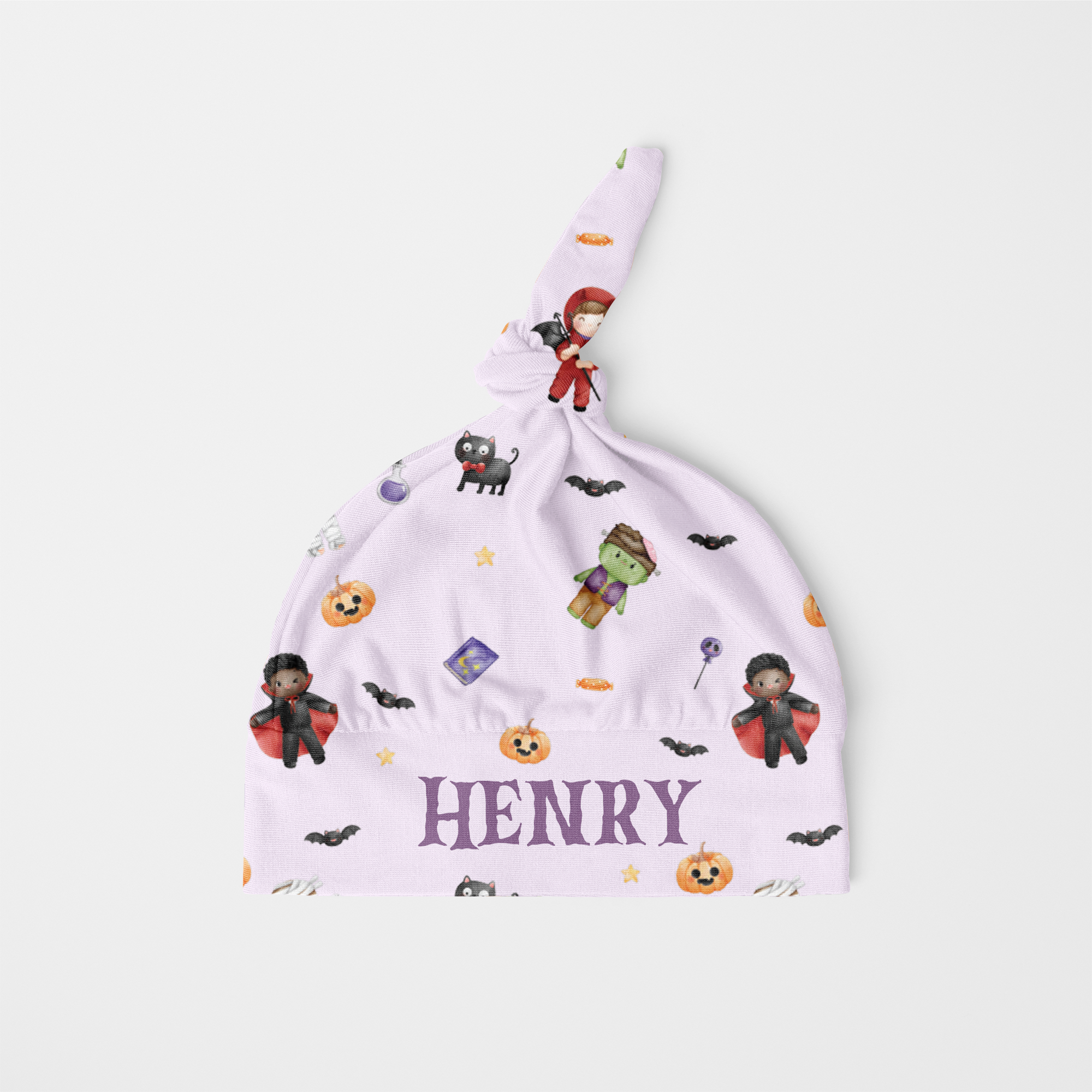 Dress-up Babe Personalized Knotted Beanie