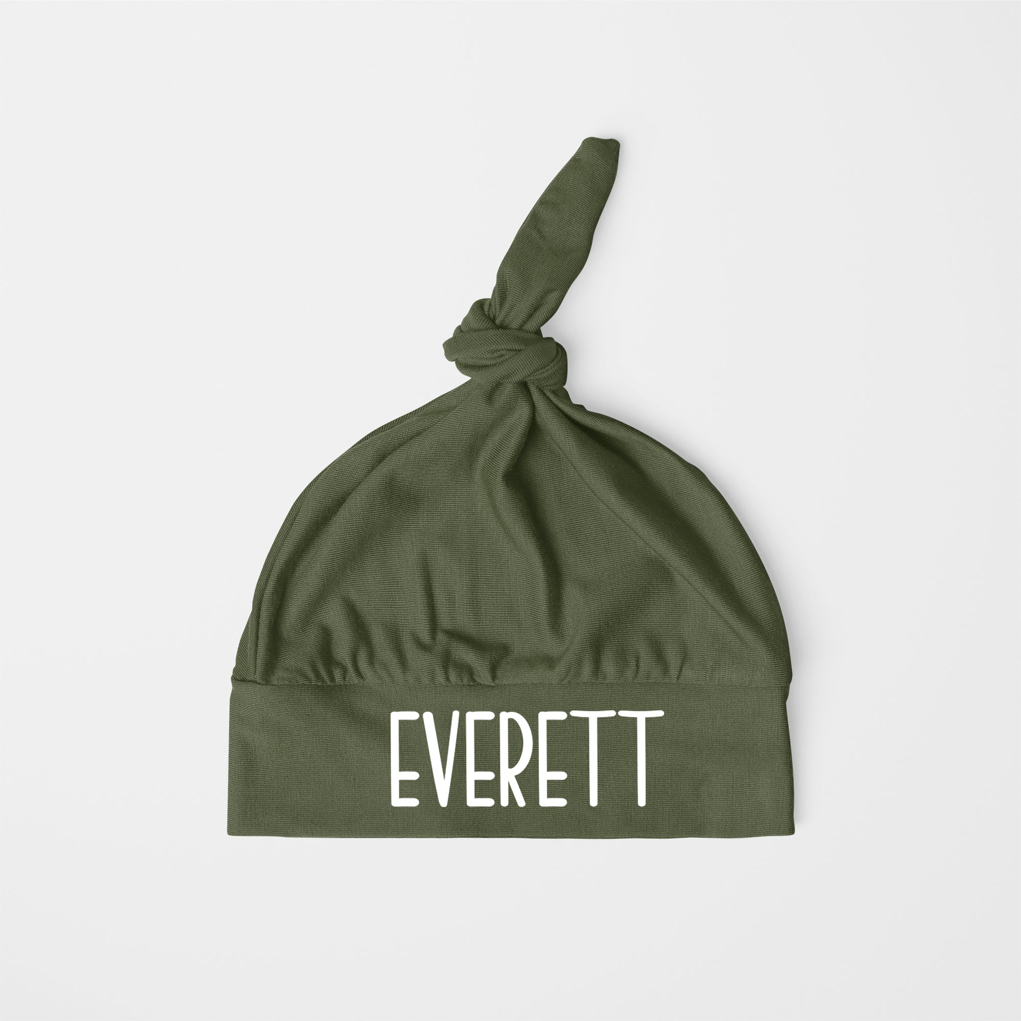 Mono Name Personalized Knotted Hat