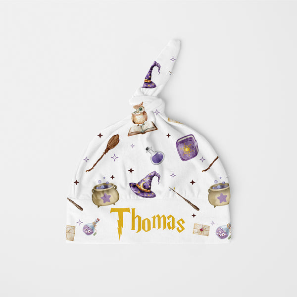 Wizard School Personalized Knotted Hat