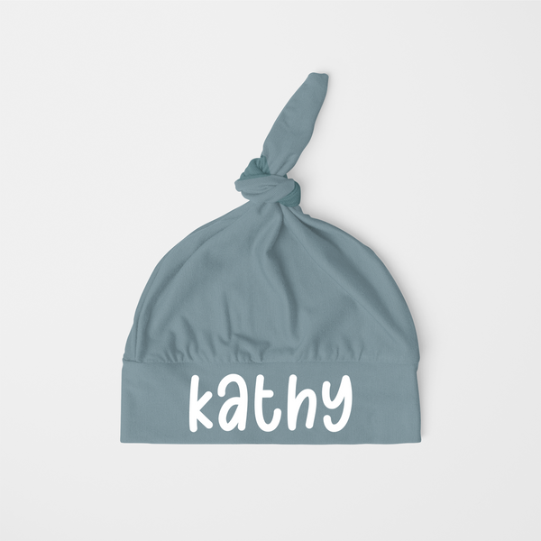 Elephant Personalized Knotted Beanie