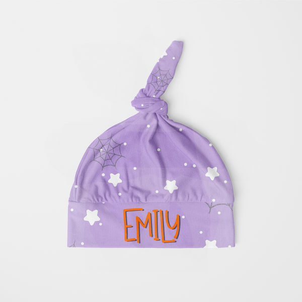 Little Pumpkin Personalized Knotted Beanie