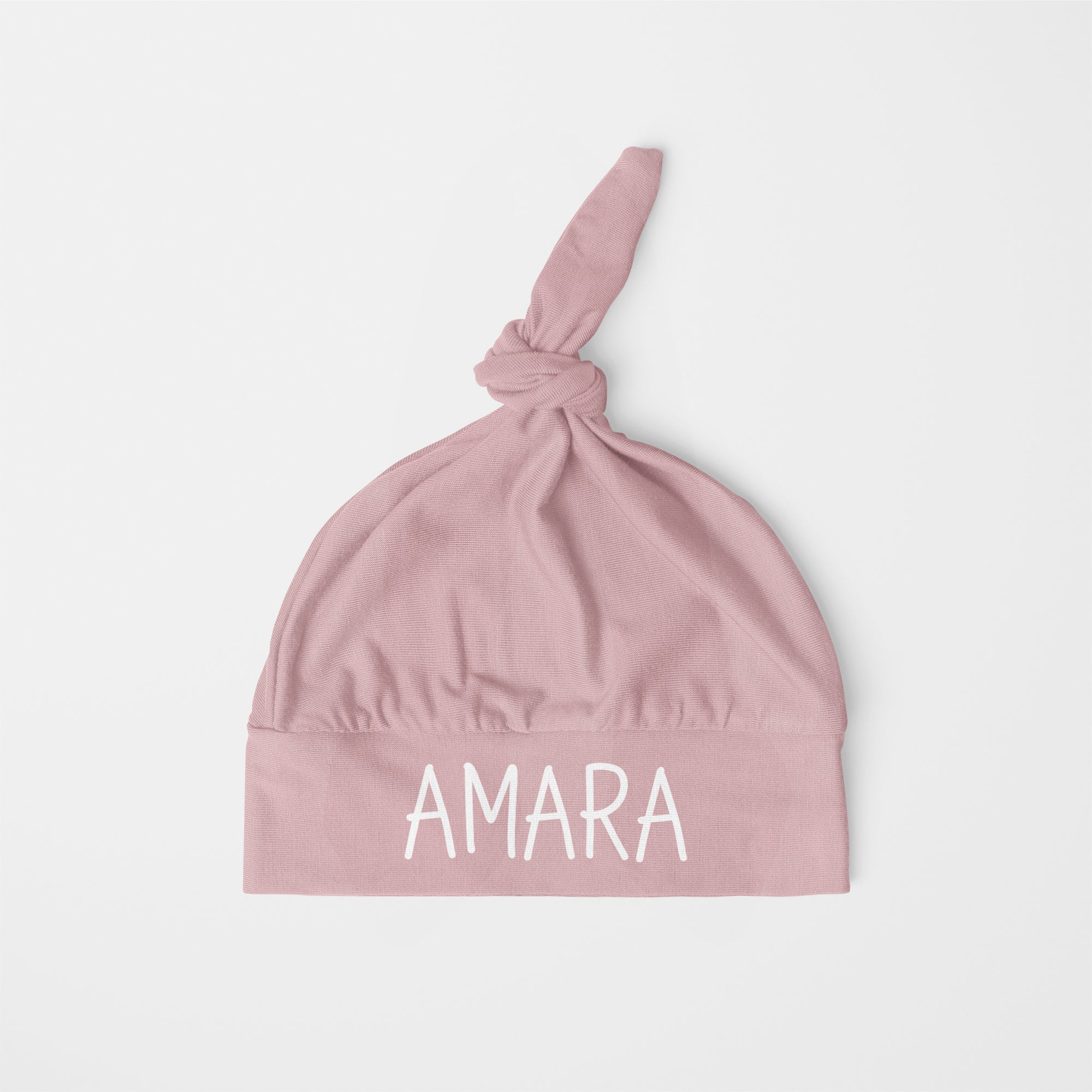 Pretty Wildflower Floral Personalized Knotted Hat