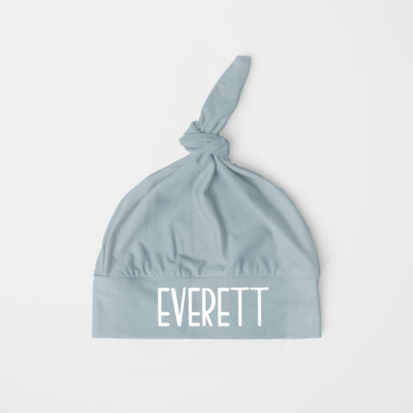 Baby Name Personalized Knotted Hat