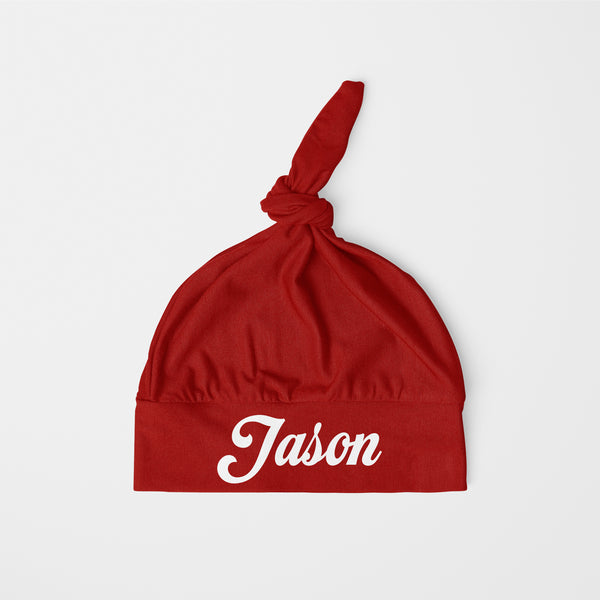 Santa Baby Personalized Knotted Hat