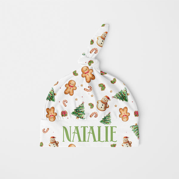Gingerbread Personalized Knotted Hat