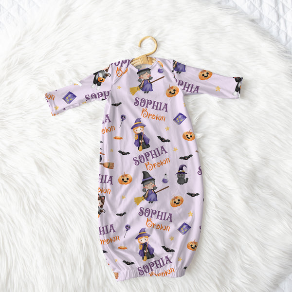 Dress-up Girl Personalized Newborn Sleep Gown