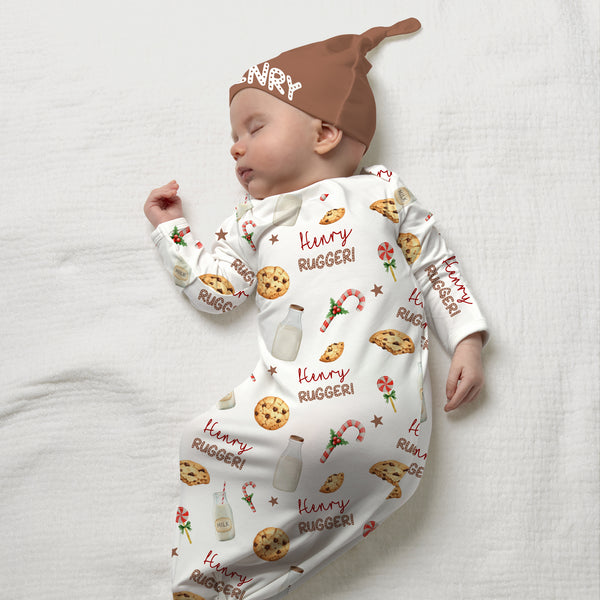 Sweet Cookie Personalized Newborn Sleep Gown