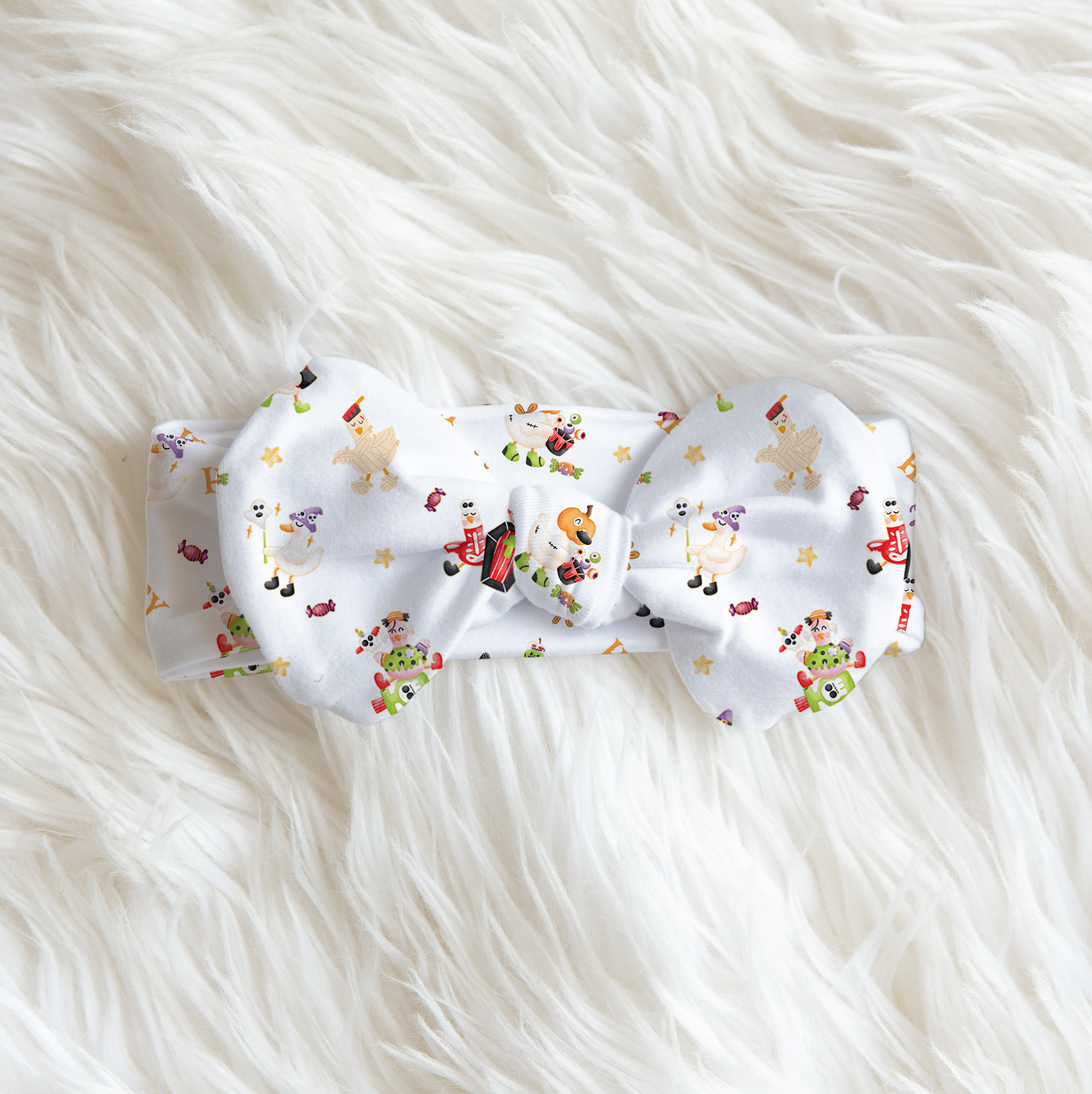 Goose In Booland Personalized Bow Headbands