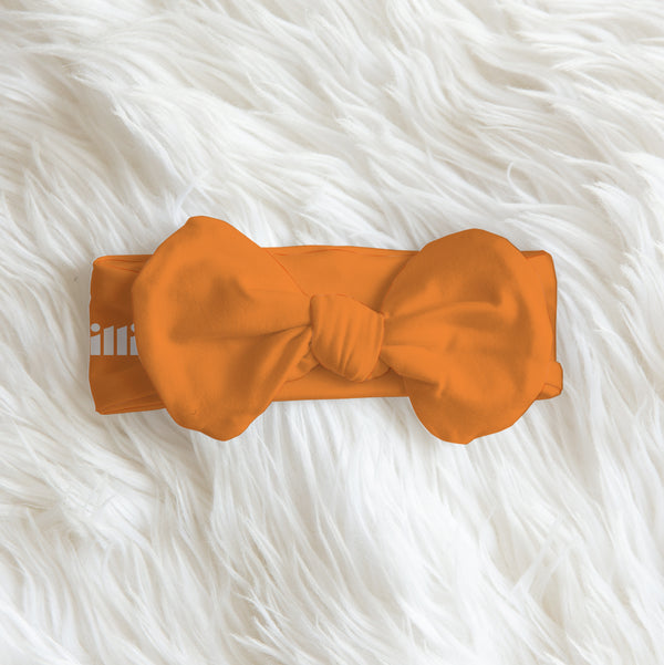 Half Time Personalized Bow Headband