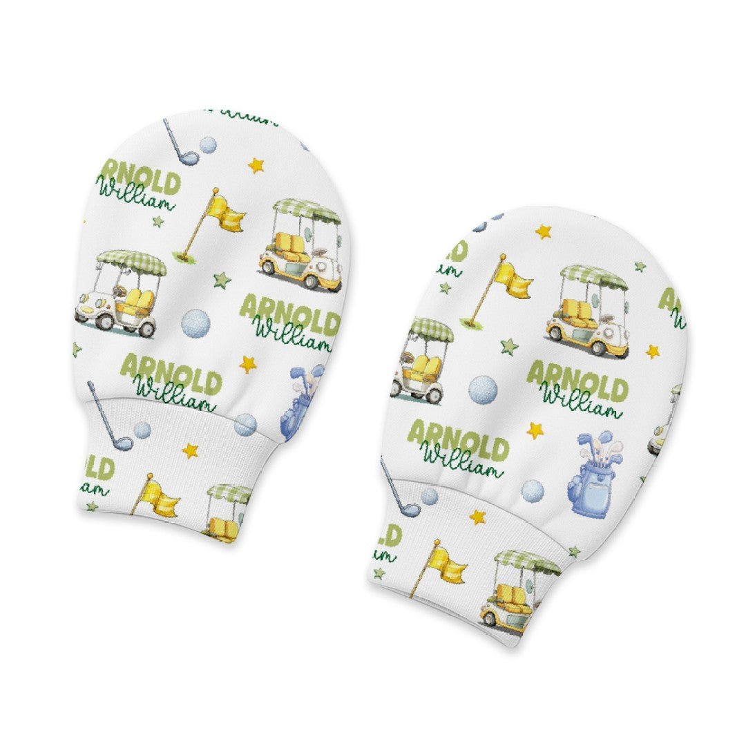 Country Club Cuties Personalized Baby Mittens
