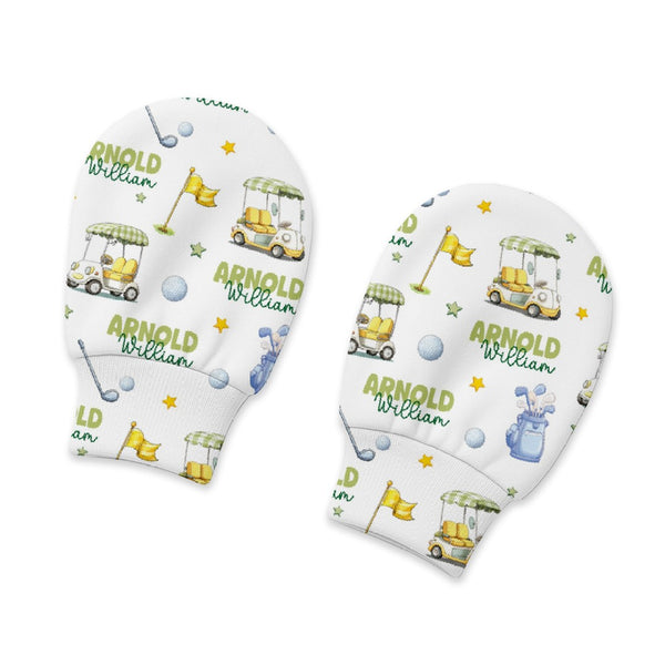 Country Club Cuties Personalized Baby Mittens