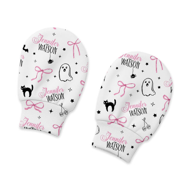 Boo Babes Personalized Baby Mittens