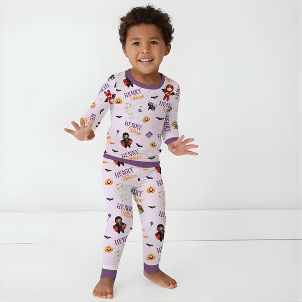 Dress-up Boy Personalized Pajama Set