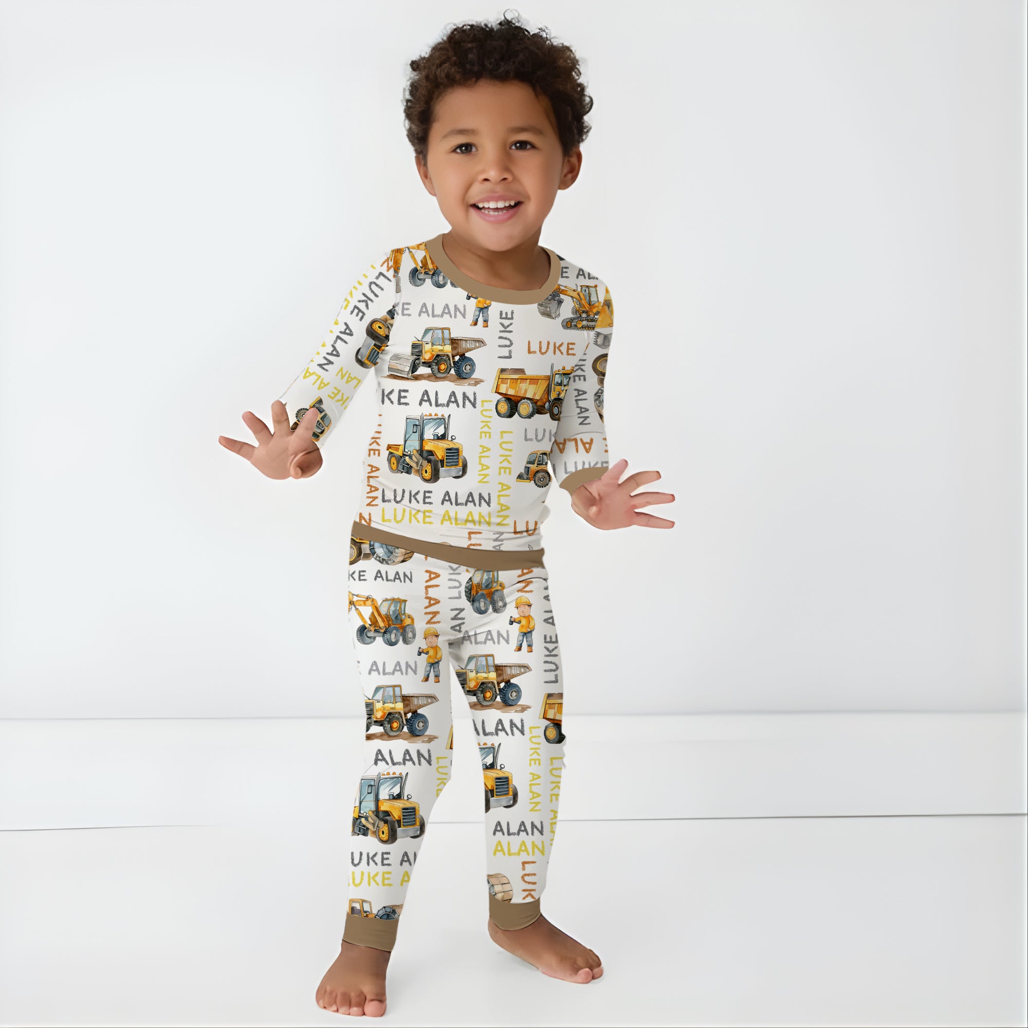 Truck Personalized Pajama Set