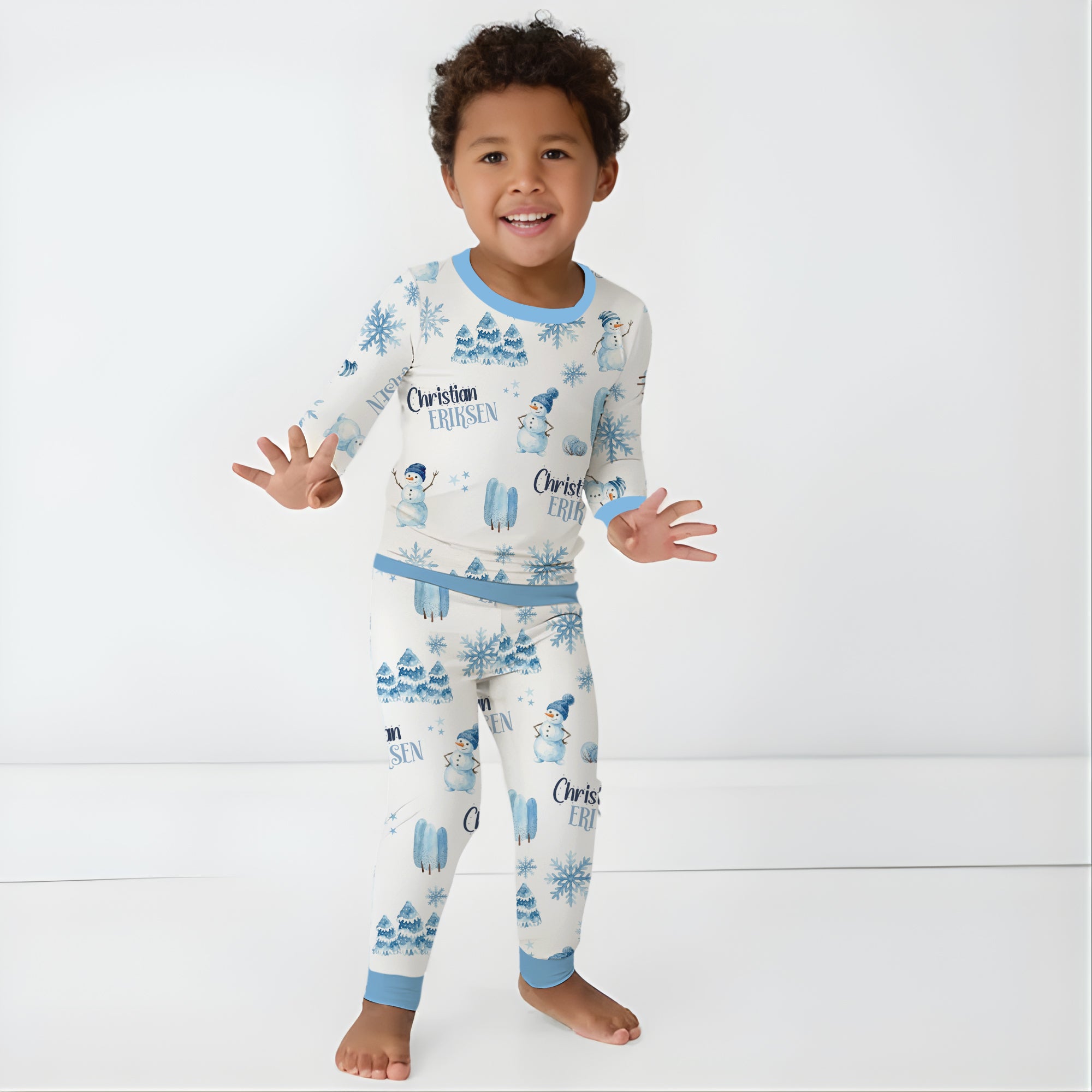 Snowman Personalized Pajama Set