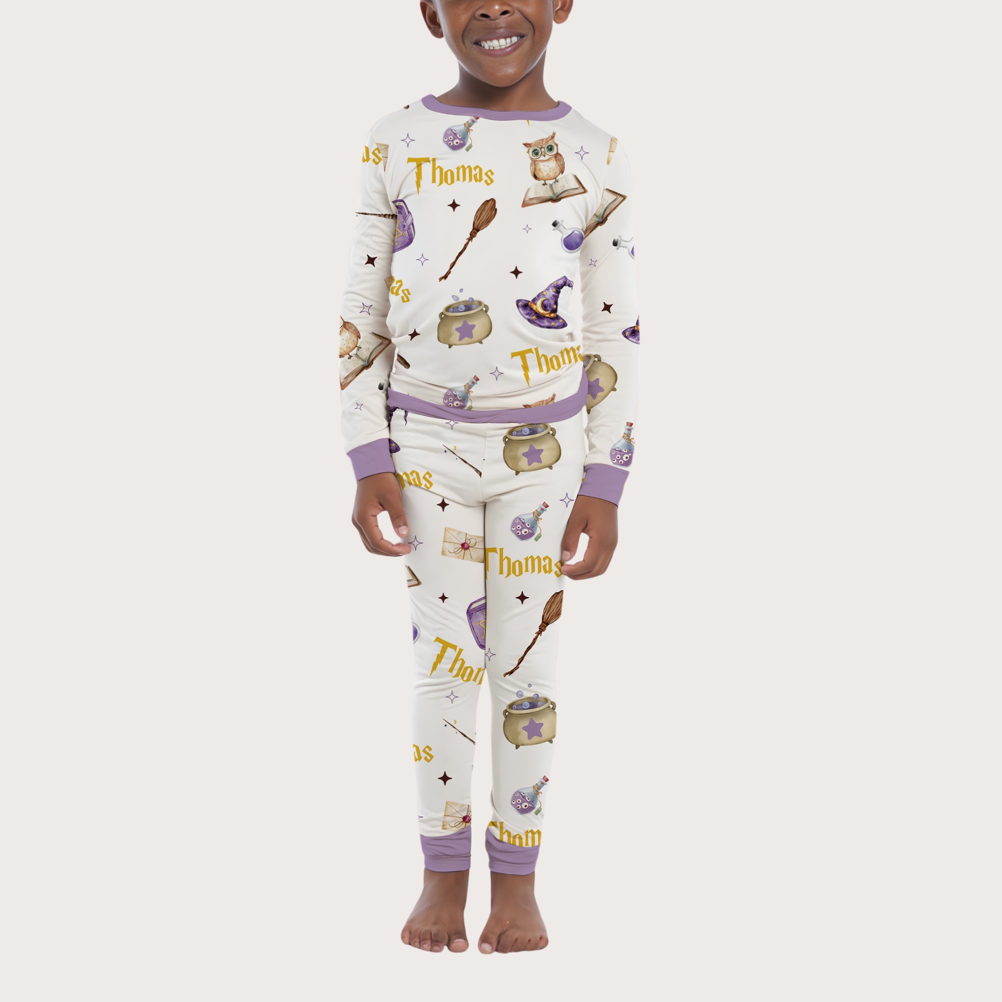 Wizard School Personalized Pajama Set