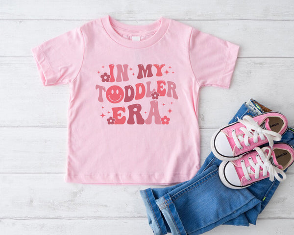 In My Toddler Era Shirt, Funny Toddler T-shirt, Groovy Toddler Infant Shirt