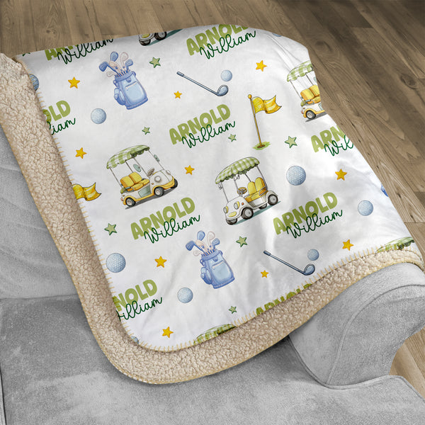 Country Club Cuties Personalized Sherpa Blanket