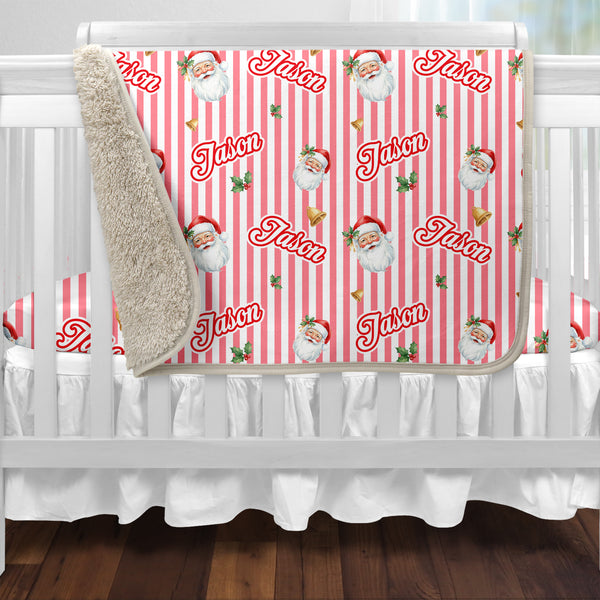 Santa Baby Personalized Sherpa Blanket