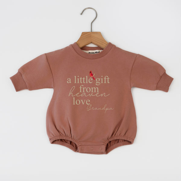 A Little Gift From Heaven Sweatshirt Romper