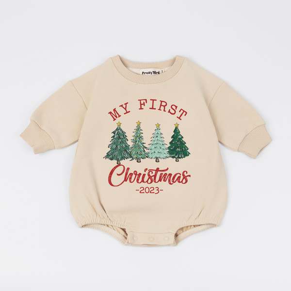 My First Christmas Baby Romper