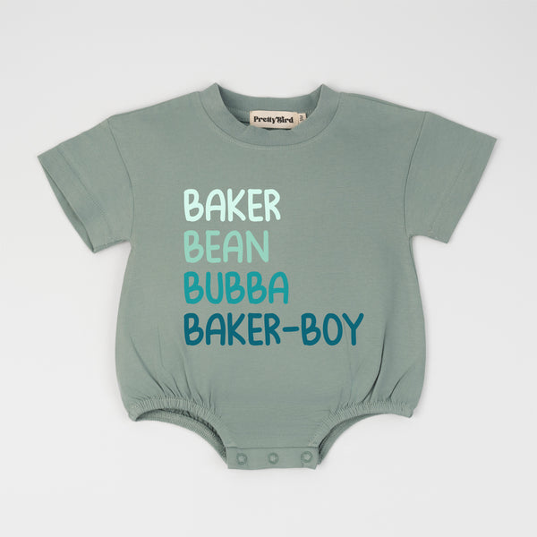 Personalized Nicknames Romper, Custom Name Baby Romper