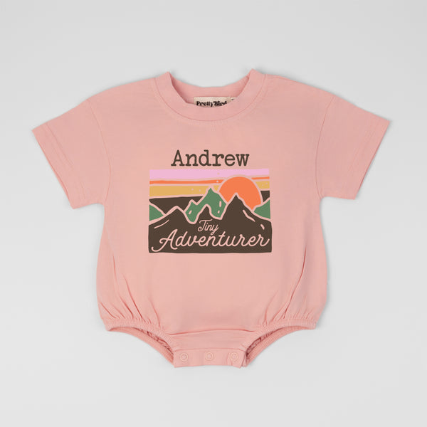 Tiny Adventurer Personalized Romper - Adventure Baby Outfit