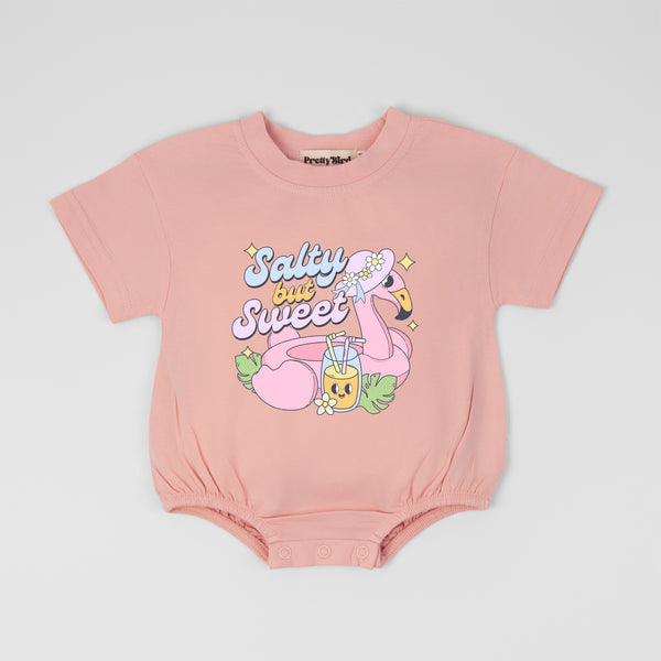 Salty But Sweet Summer Bubble Romper - Summer Vacation