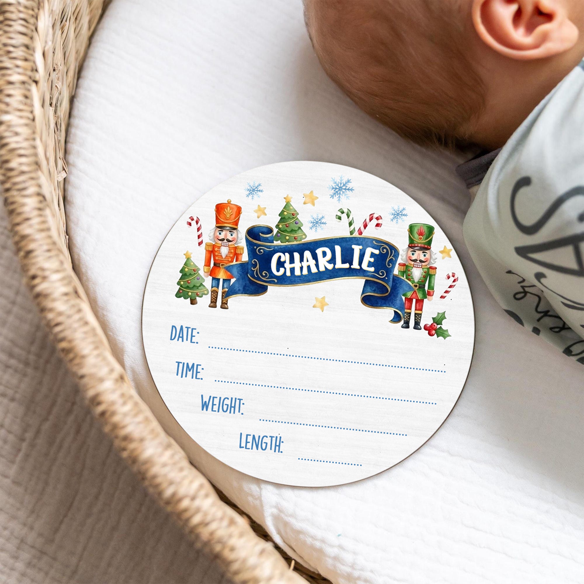 Nutcracker Personalized Wood Sign