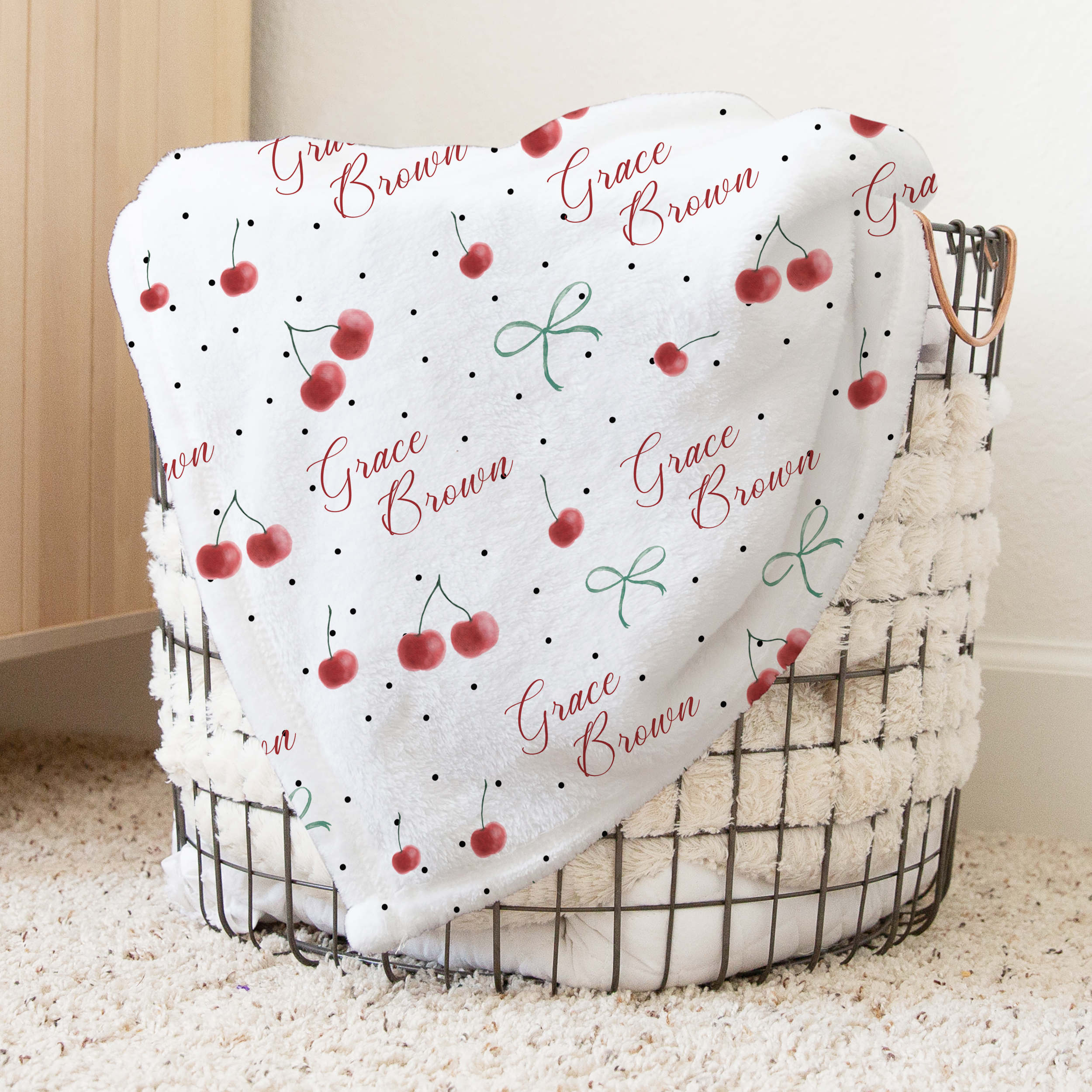 Cherished Baby Personalized Kids Minky Blanket