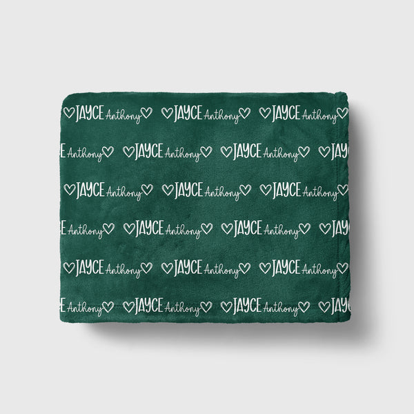 Personalized Name Minky Blanket