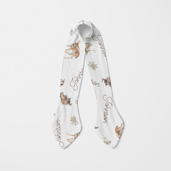Woodland Animals Personalized Knotted Headband