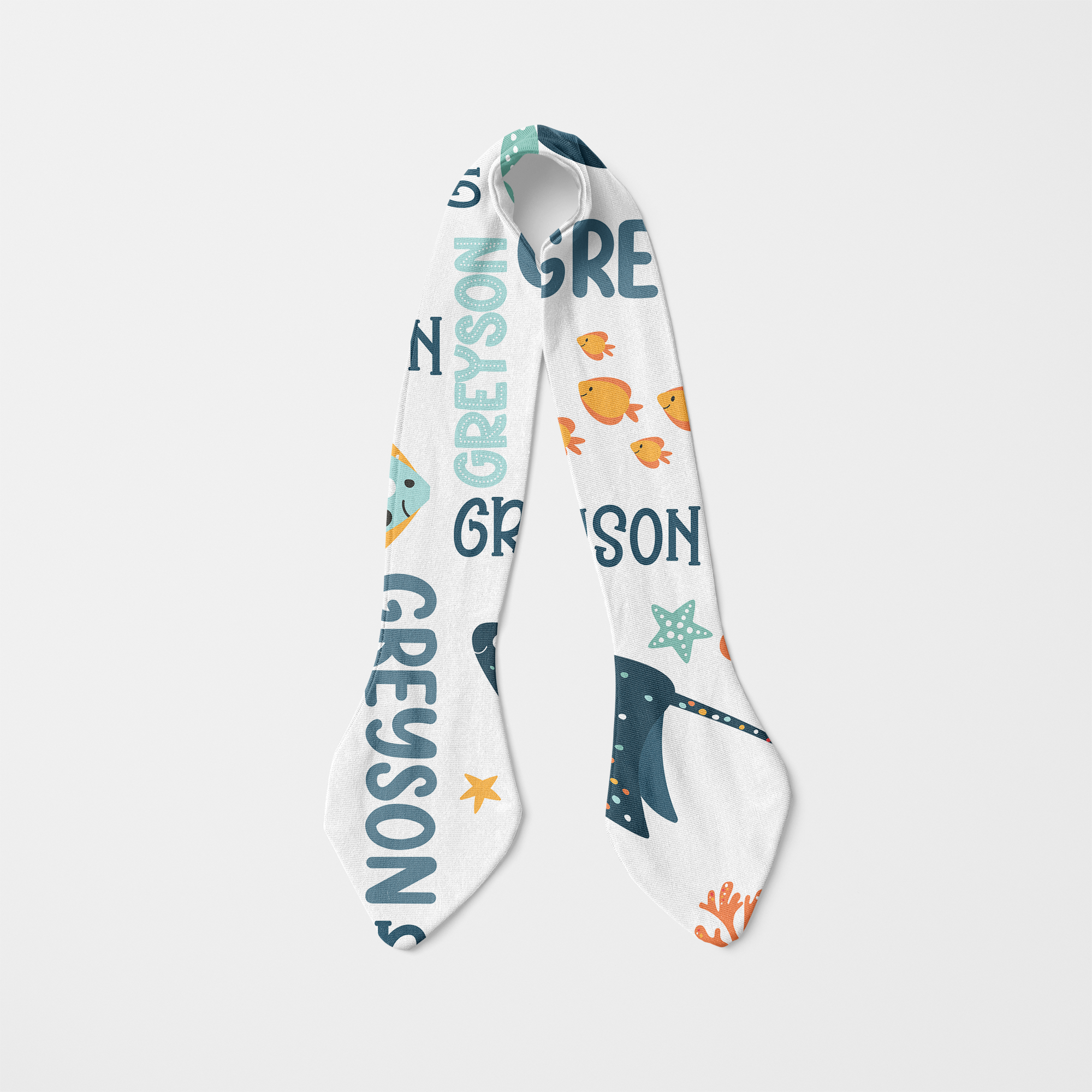 Ocean Animal Personalized Knotted Headband